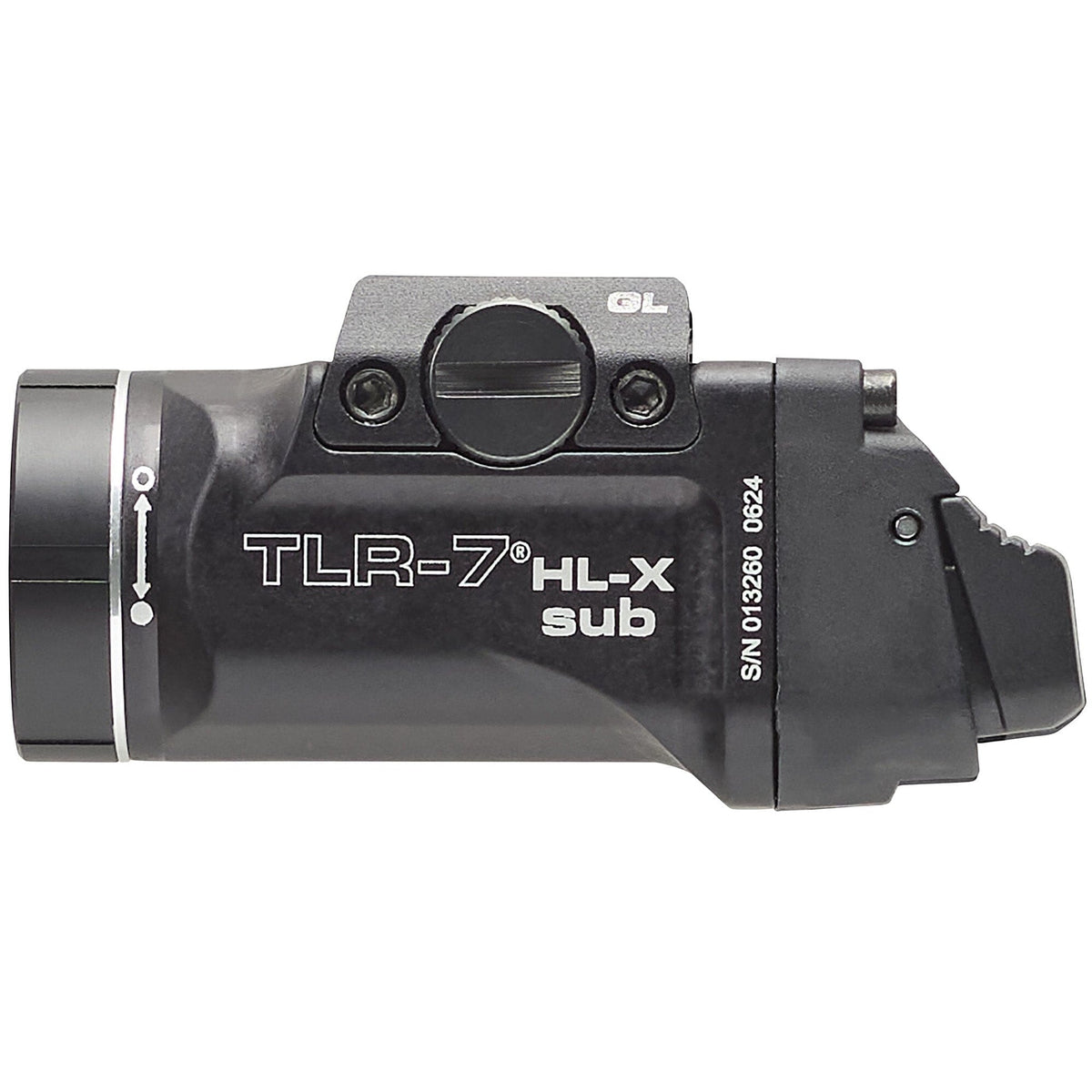 Streamlight TLR-7 HL-X sub with its SL-B9 USB-C rechargeable battery pack fitted