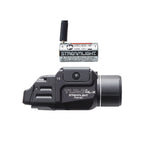 Streamlight TLR-7 HL-X USB in black running an SL-B9 USB-C rechargeable pack or a CR123A cell