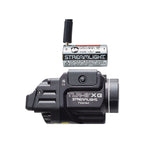 Streamlight TLR-8 X G weapon light and green laser, multi-fuel on CR123A or an SL-B9 pack