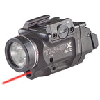 Streamlight TLR-8 X sub 69418 weapon light with red laser in black for 1913 rails