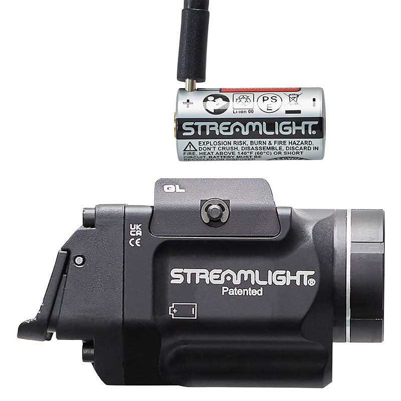 Streamlight TLR-8 X sub 69418 showing the ambidextrous high and low rear paddles