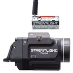 Streamlight TLR-8 X sub for 1913OS rails with its red Class 3R aiming laser aperture