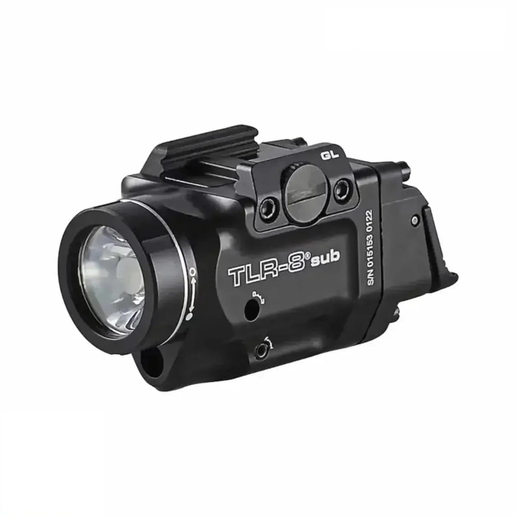 Streamlight TLR-8 X sub, part 69411, a 500 lumen light and red laser for the Glock 43X and 48