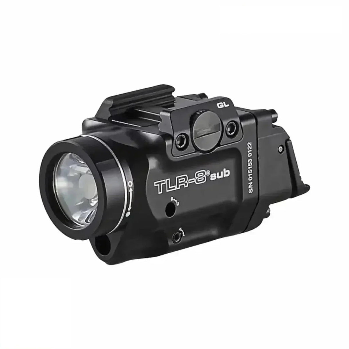 Streamlight TLR-8 X sub, part 69411, a 500 lumen light and red laser for the Glock 43X and 48
