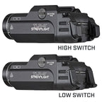 Streamlight TLR-9 with the high rear switch fitted and the low switch supplied