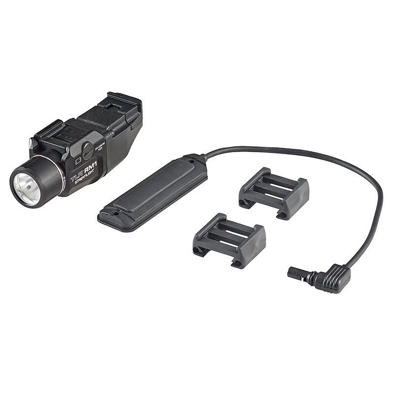 Streamlight TLR RM 1 rail-mounted weapon light in black, 500 lumens, part 69441