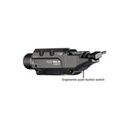 Streamlight TLR RM 2 Laser-G weapon light with its push-button tail switch for long guns