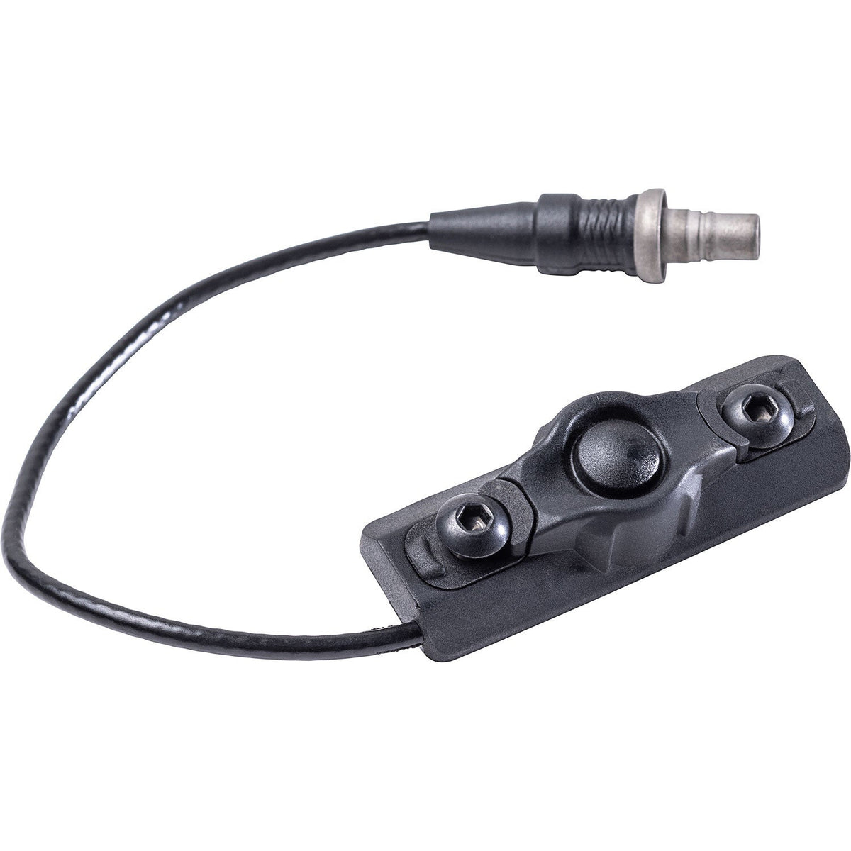 SureFire CSM-07 compact remote cable switch with M-LOK clamp and 7 in cable, part number CSM-07