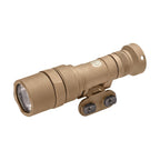 SureFire M340C Mini Scout Light Pro in tan, powered by a single CR123A lithium cell