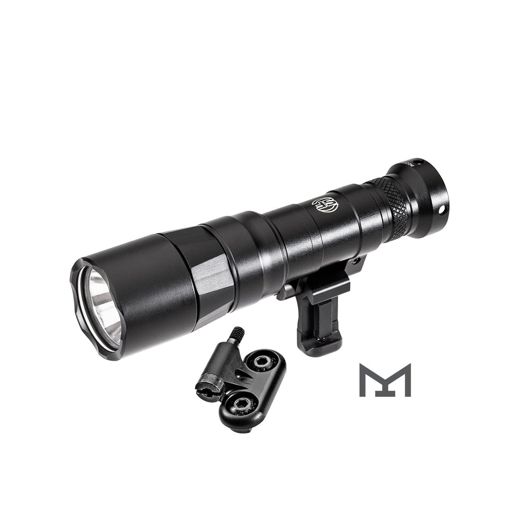 SureFire M340DFT Mini Scout Light Pro Turbo in black, 95,000 candela reaching 616 metres