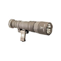 SureFire M340DFT Mini Scout Light Pro Turbo in tan, a dual-fuel light rated at 95,000 candela