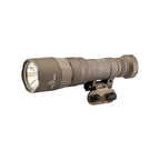 M340DFT-TN-PRO in tan with its low-profile Picatinny and M-LOK mount and ZE68 tailcap