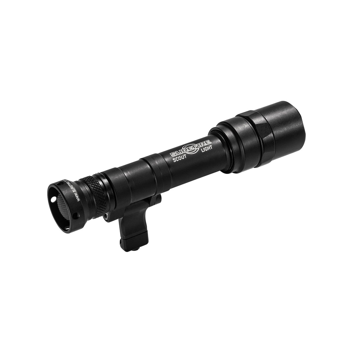 SureFire M640U Scout Light Pro weapon light with its click-type tailcap for momentary and constant-on use