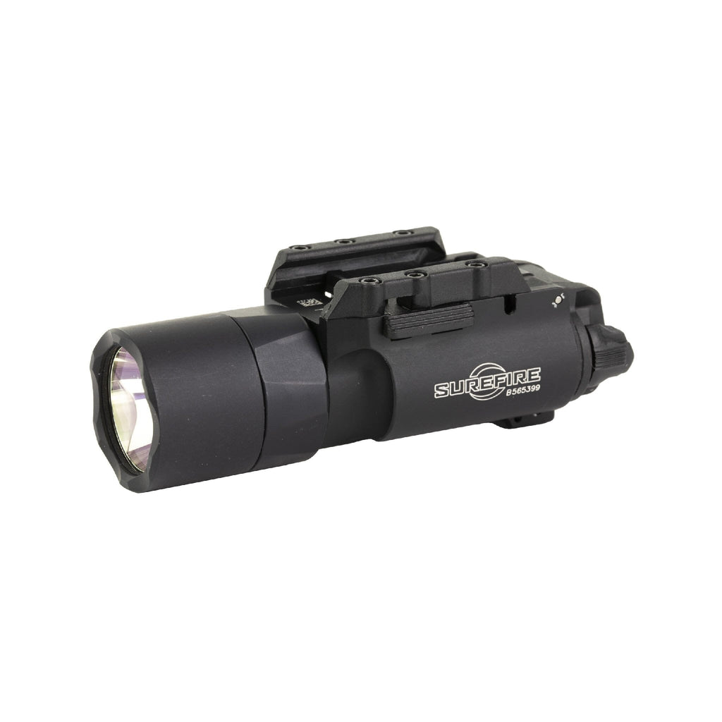 SureFire X300T-B Turbo weapon light in black, rated 650 lumens at 66,000 candela