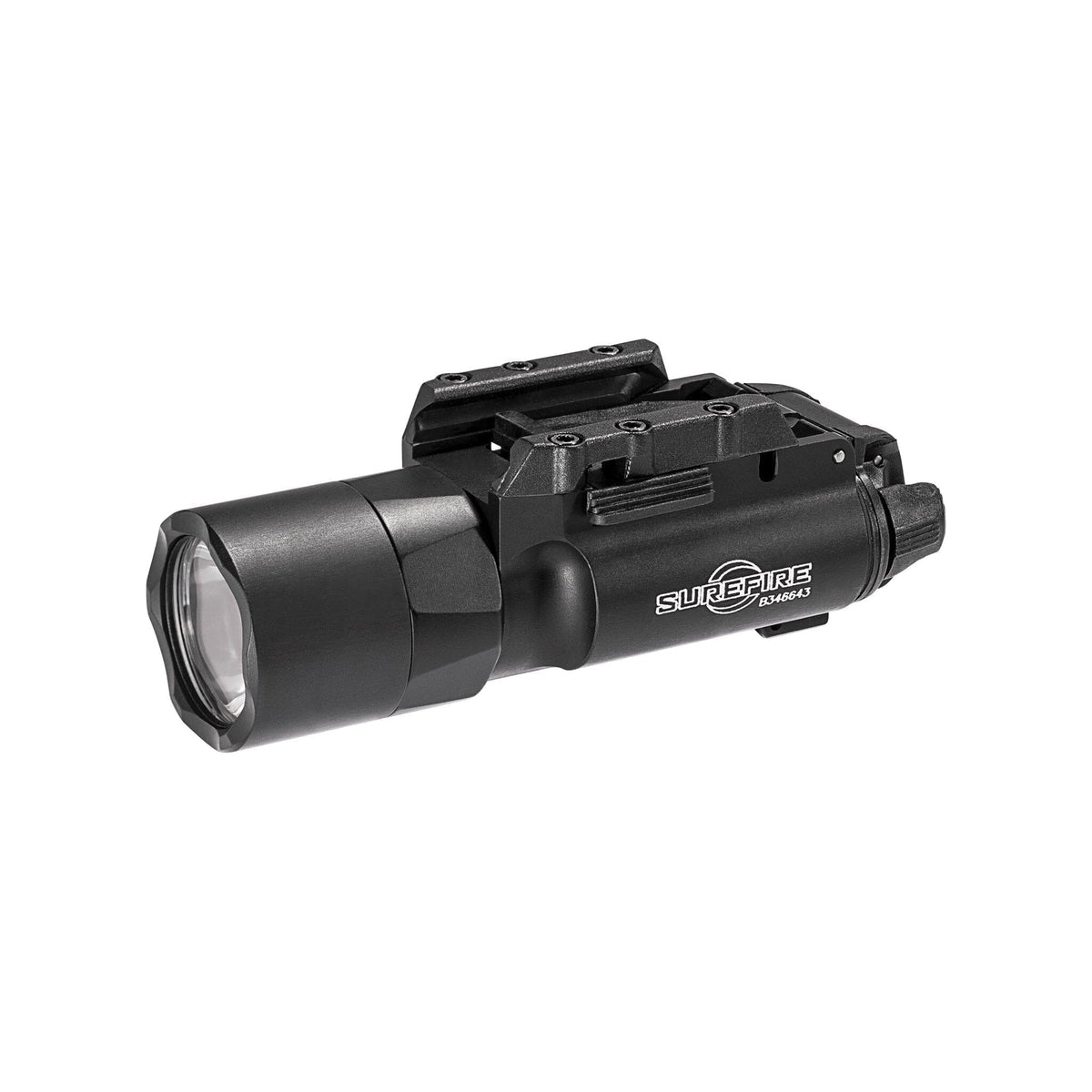 SureFire X300U-A Ultra weapon light in black, rated at 1000 lumens from two CR123A cells