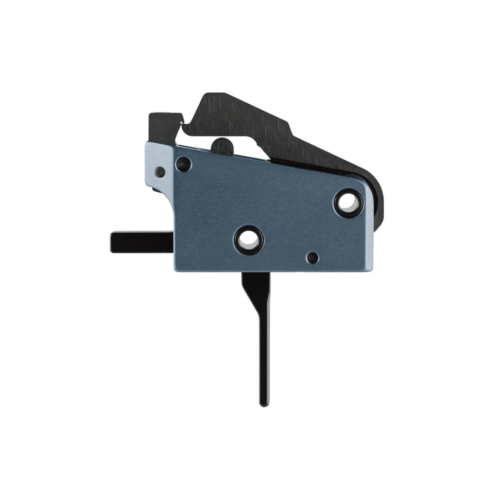 Timney AR PRO Two-Stage Trigger - AR-15 Drop-In (8 oz / 1.5 lb), side profile of the grey housing