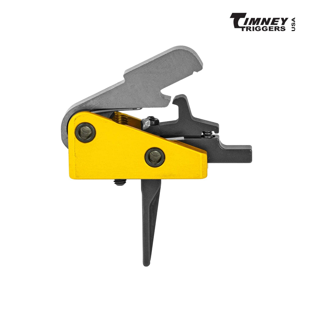 Timney Single-Stage Trigger 667S-ST - AR-15 Small Pin - Straight Shoe, side profile with the straight shoe