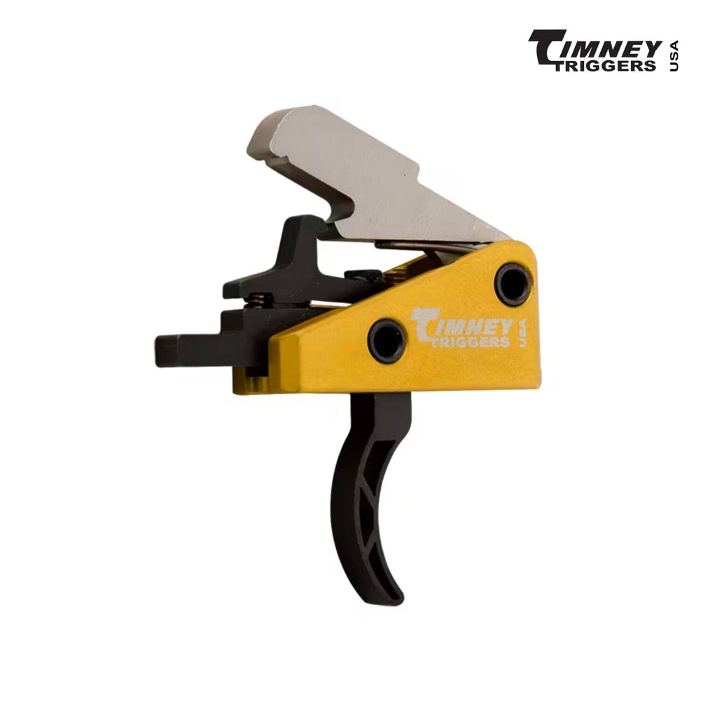 Timney Skeletonised Trigger 661S - AR-15 Small Pin - Single-Stage 3 lb, side profile at a slight angle
