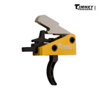 Timney Skeletonised Trigger 661S - AR-15 Small Pin - Single-Stage 3 lb, side profile at a slight angle
