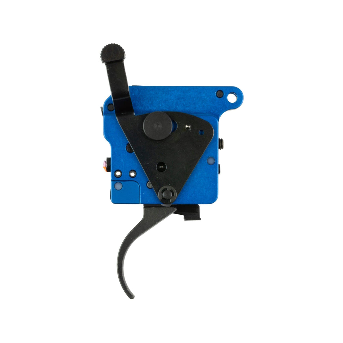 Timney Two-Stage Light Trigger 532 - Remington 700, side profile of the blue housing