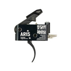 TriggerTech Adaptable Pro Single-Stage Trigger - AR-15 - Curved 2.5-5 lb - Black, side profile showing the housing markings